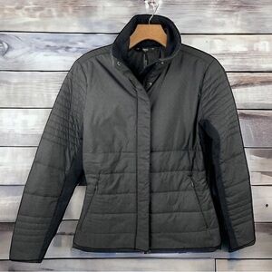 𝅺ryu Black Lightweight Puffer Zip Jacket XS